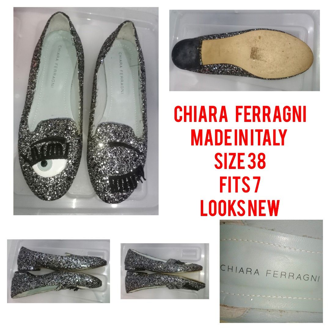Chiara Ferragni Flats (Category: Flats & Sandals) located in Manila. Submitted by shoekendi (Listing ID 1465725781, Image 1). Description: looks new.