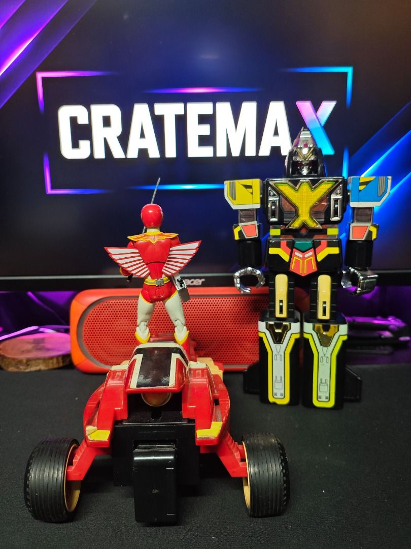 Choujin Sentai Jetman Action Figure Mecha Set (Category: Figurines & Statues) located in San Juan City. Submitted by cratemax (Listing ID 1465585853, Image 3). Description: For sale as set only!! Jetman Red Hawk (complete accessories) Jetman Striker Jetman Garuda WYSIWYG Price: 5,000 Location: San Juan Manila (Cratemax Store) Pick up, Lalamove or J&T .