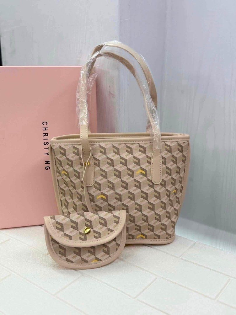 Christy Ng Beige Mini Tote Bag (Category: Tote Bags) located in Mandaluyong City. Submitted by bayline999 (Listing ID 1465609939, Image 1). Description: .