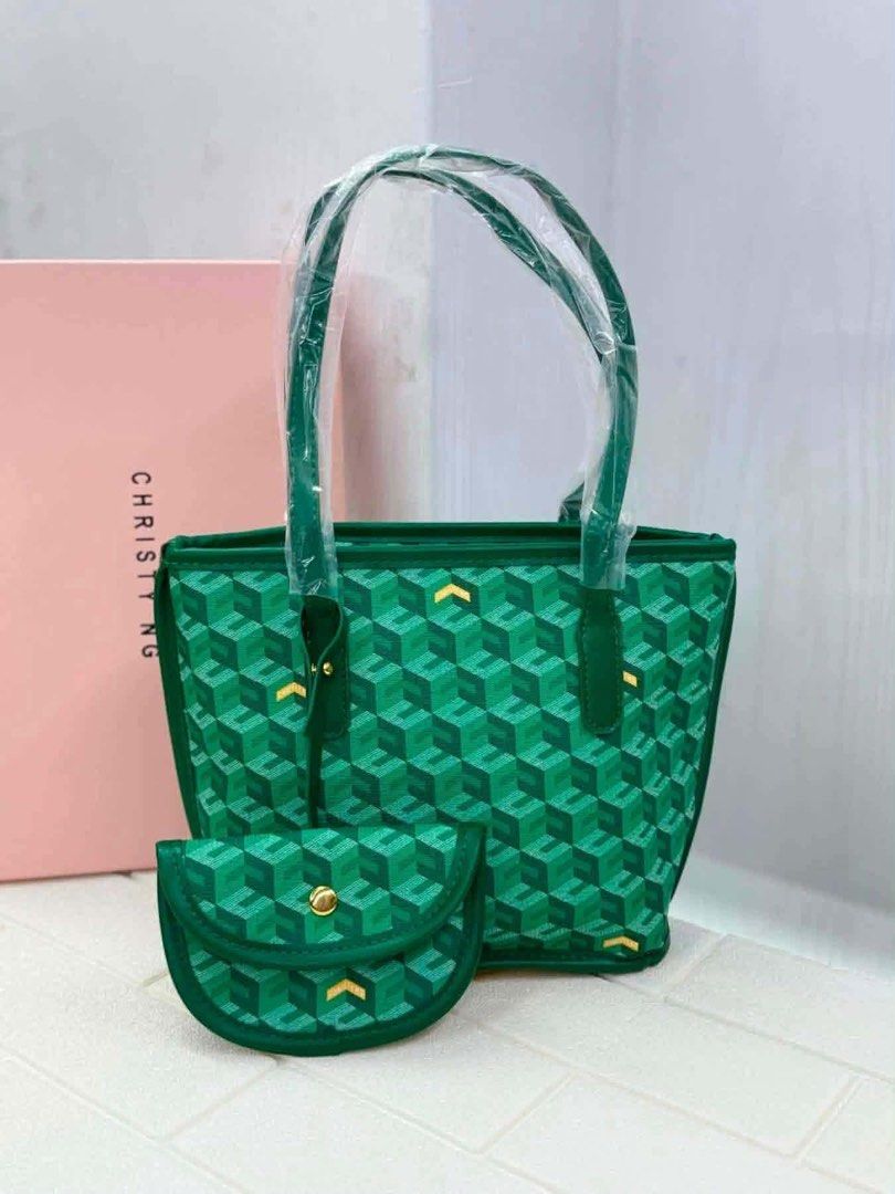 Christy Ng Green Mini Tote Bag (Category: Tote Bags) located in Mandaluyong City. Submitted by bayline999 (Listing ID 1465609701, Image 1). Description: .
