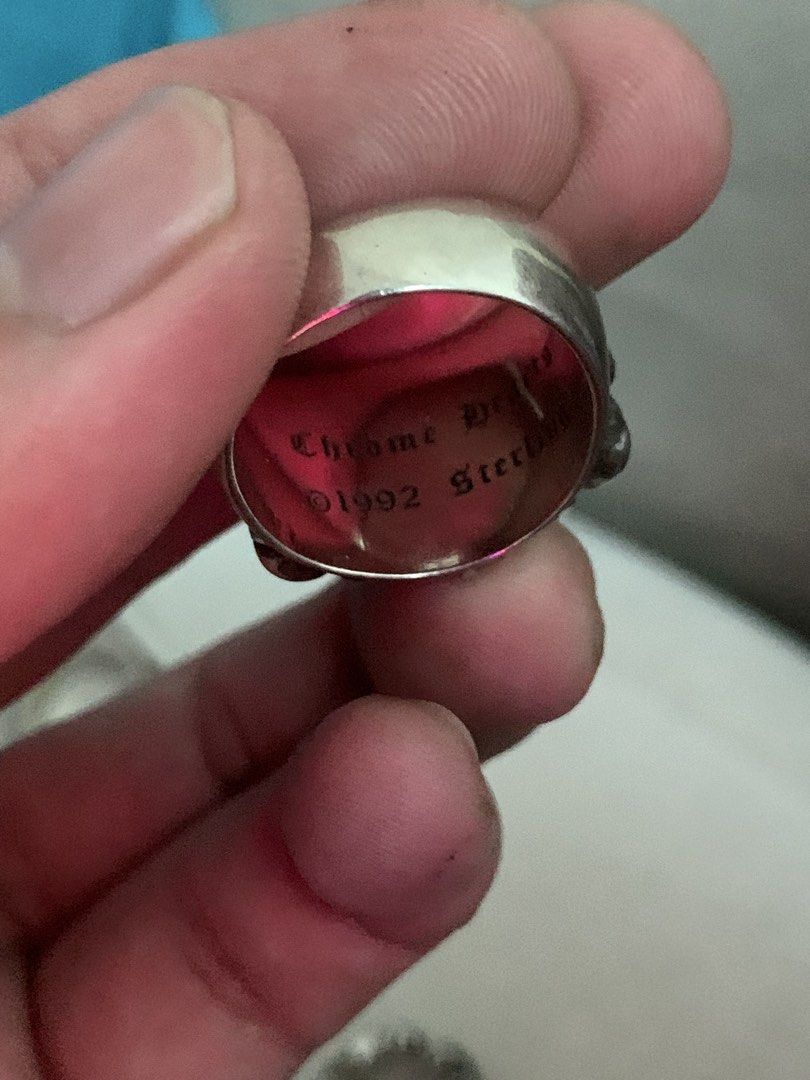 Chrome hearts silver ring sterling 925 (Category: Rings) located in Manila. Submitted by vintaurafindsco. (Listing ID 1465704834, Image 2). Description: .