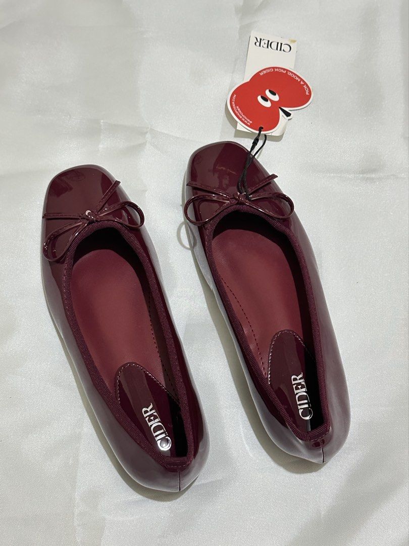 Cider Mary Jane Ballet Flats (Category: Flats & Sandals) located in Bacoor. Submitted by outthecloset (Listing ID 1465611726, Image 1). Description: • authentic, bought directly from Cider Shop • size 37 EU • never used (as shown in pictures), just kept in storage • no issues, good as new RFS: wrong size!!!.