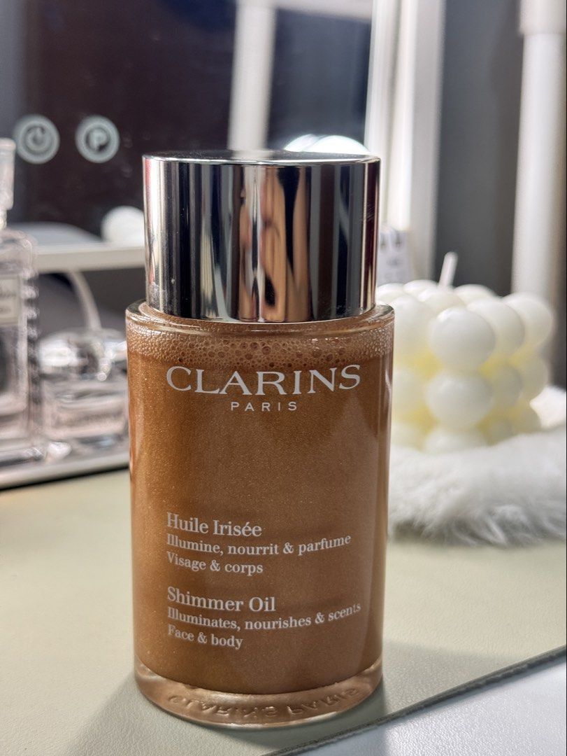 Clarins shimmer oil (Category: Body Care) located in Binan City. Submitted by seoulbeauty_cart (Listing ID 1465587648, Image 1). Description: .