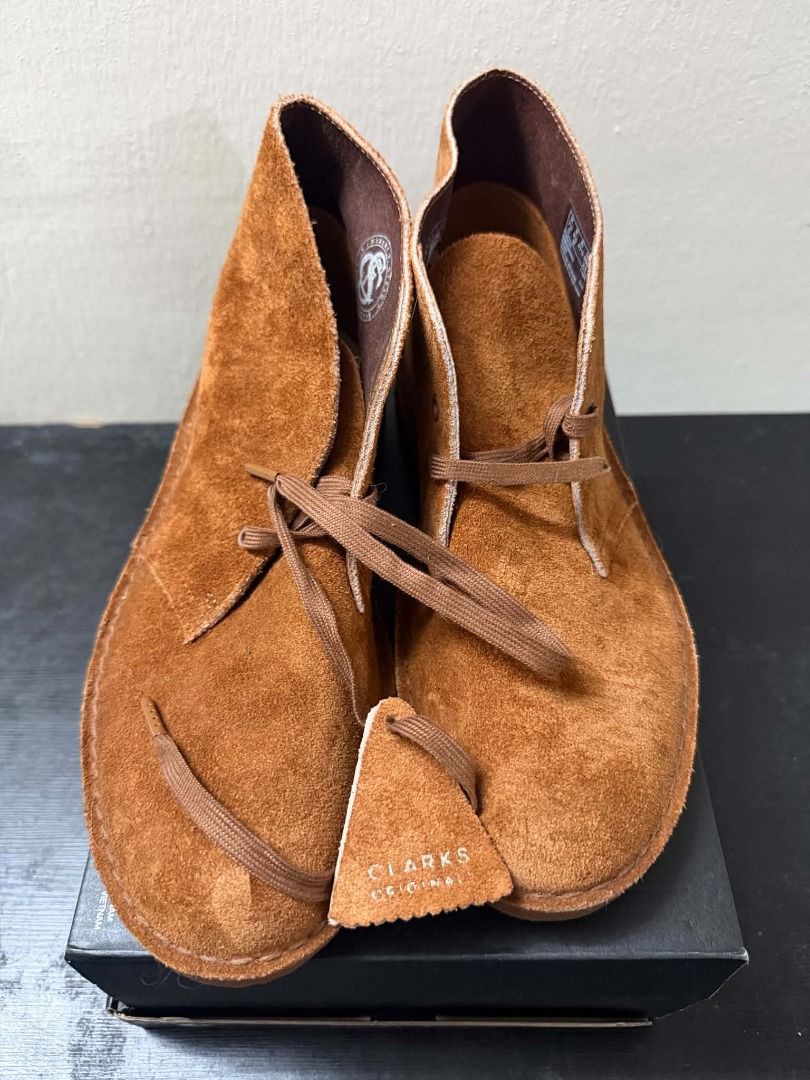 Clarks Shoes Desert Boot Ginger Hairy Suede (Category: Boots) located in Minglanilla. Submitted by dthreestore (Listing ID 1465684994, Image 1). Description: ▪︎Php 2,400 ▪︎Brand New Authentic ▪︎Follow us on Facebook: D3 Store ▪︎Mode of Payment: Cash/Gcash 🚚 Maxim / J&T (Shipping fee will be shouldered by the buyer) 📍Meet-up (Minglanilla, Cebu) .