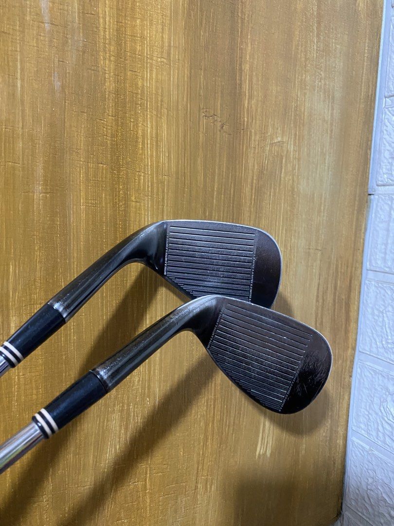 Cleveland Wedge Set (Category: Golf) located in Makati City. Submitted by issa124 (Listing ID 1465616018, Image 3). Description: Cleveland RTX 588 Wedge Set (52 & 56) Right hand - Stiff flex Dynamic Gold S200 shaft Elite grips Wedges are in good condition, grooves are good. Grip is still soft and useable but some washable dirt. Face has signs of usage with scratches and ball marks. Meetups around Makati | BGC | Pasay | Driving ranges Shipping thr