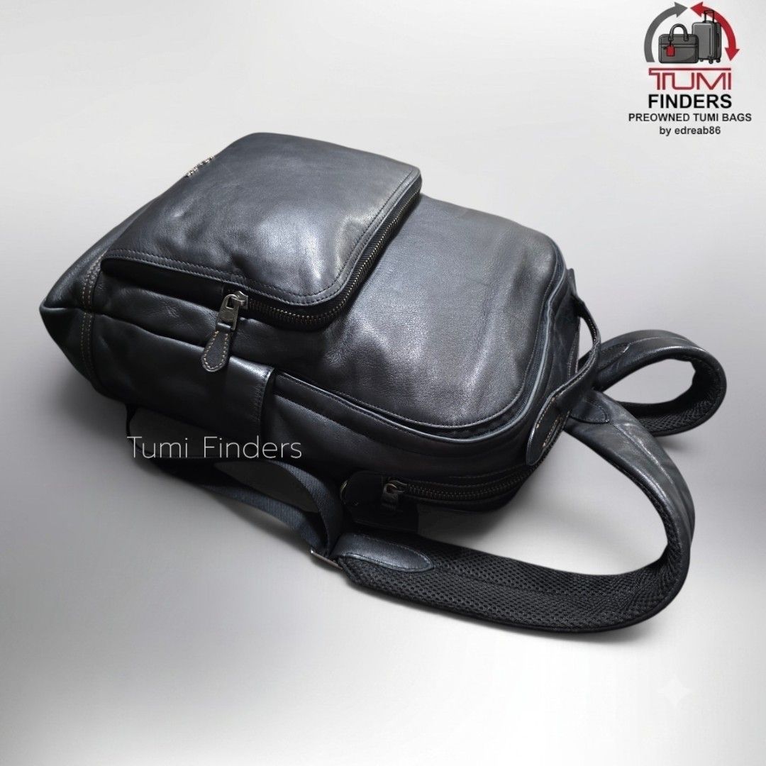 Coach New York Black Leather Backpack (Category: Luxury Bags & Wallets) located in Cabuyao City. Submitted by swiftdeer.ed9787 (Listing ID 1465716615, Image 1). Description: FOR SALE PRELOVED PRICE: 6500 LOCATION: CABUYAO LAGUNA - Brand: Coach - Color: Classic Black - Material: Premium Leather - Exterior: Front zip pocket with embossed logo, side slip pockets - Comfort: Sturdy top handle and padded mesh shoulder straps - Details: Heavy-duty metal
