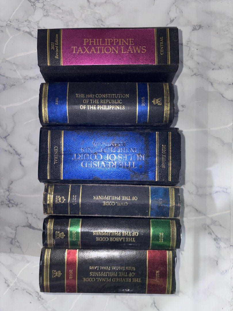 Codals for Law Students (Category: Textbooks) located in Manila. Submitted by herreramar34596 (Listing ID 1465652142, Image 1). Description: Selling only as bulk Some have highlights, writings and creases on the spine. Some don’t.