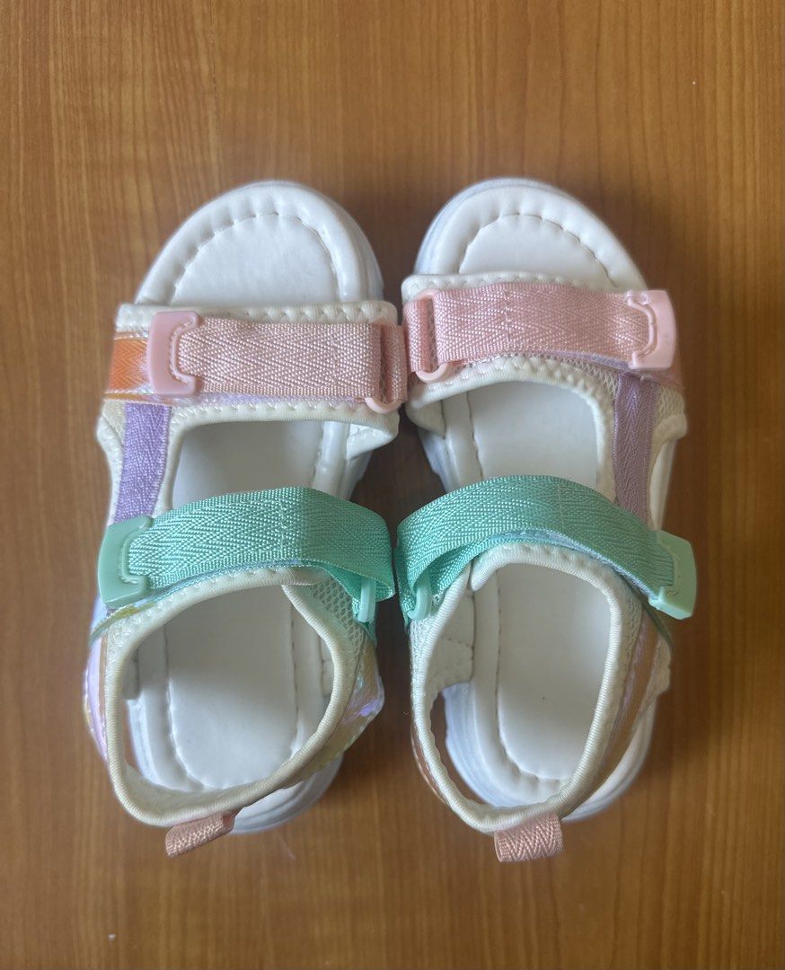 Colorful Sandals (Category: Babies & Kids Fashion) located in Tarlac. Submitted by inlovewithbagsph (Listing ID 1465610190, Image 1). Description: Size 30.