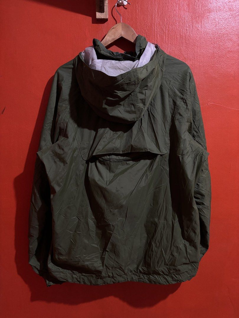 Columbia X.C.O. Green Windbreaker Jacket (Category: Coats, Jackets and Outerwear) located in Naga. Submitted by ajrc.shop (Listing ID 1465700765, Image 2). Description: olive green outdoor jacket ✅Size: L ✅Width: 26.5 ✅Length: 28.5 ✅Color Rate: 9/10 ✅Issue: None ✅Need Wash ✅Location: Bicol Naga City, Camarines Sur ✅Courier: J&T Express/Flash Express ✅MOP: Gcash only.