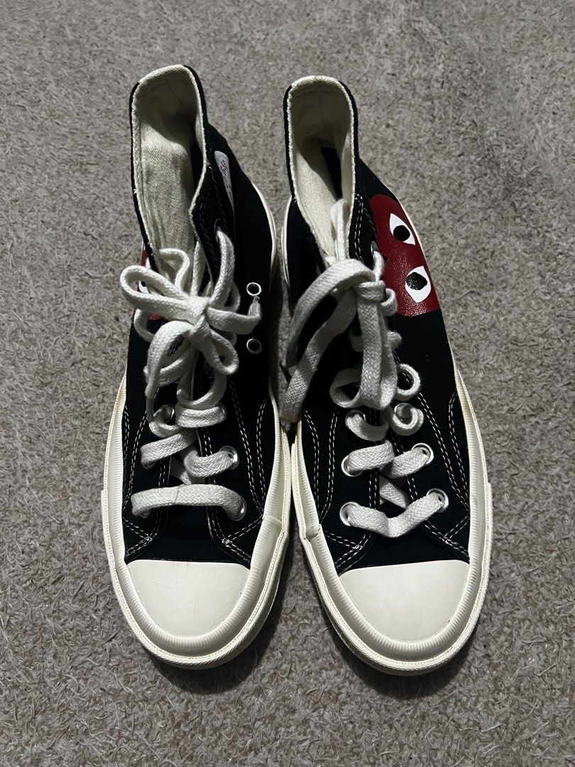 Comme des Garçons Play x Converse Chuck 70 (Category: Sneakers) located in Mexico. Submitted by iseemiyakee. (Listing ID 1465593896, Image 2). Description: Mens 5.5 Womens 7.5 Eur 38 Cm 24.5 .