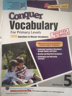 Conquer Vocabulary for Primary Levels Workbook Primary 4 English ...