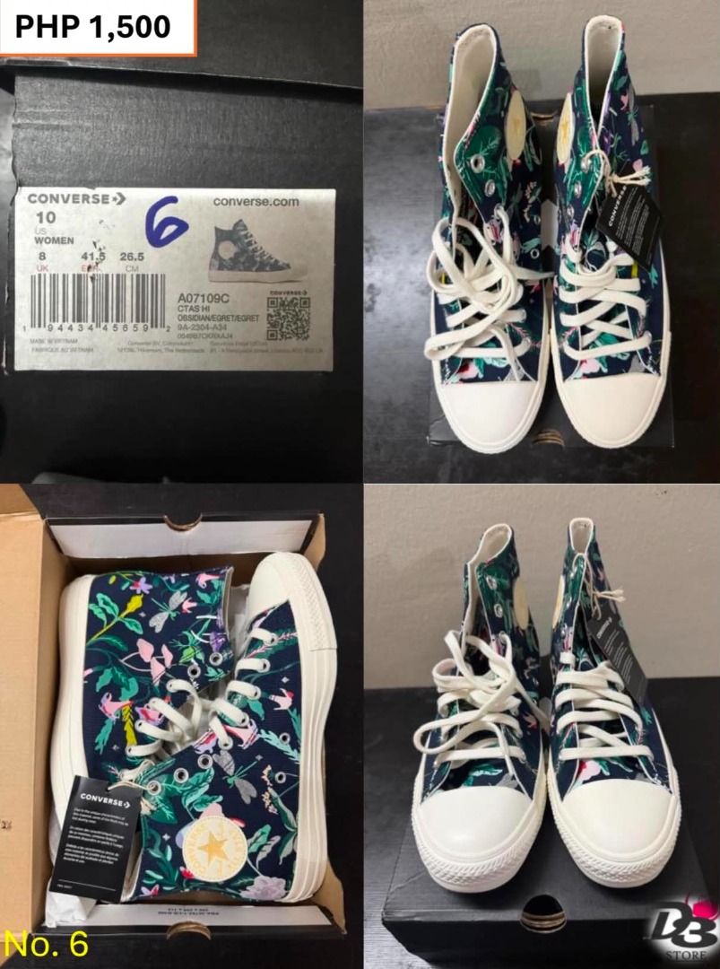 Converse Shoes Green (Category: Shoe inserts) located in Minglanilla. Submitted by dthreestore (Listing ID 1465632767, Image 3). Description: ▪︎Php 1,500 ▪︎Brand New Authentic ▪︎Follow us on Facebook: D3 Store ▪︎Mode of Payment: Cash/Gcash 🚚 Maxim / J&T (Shipping fee will be shouldered by the buyer) 📍Meet-up (Minglanilla, Cebu) .