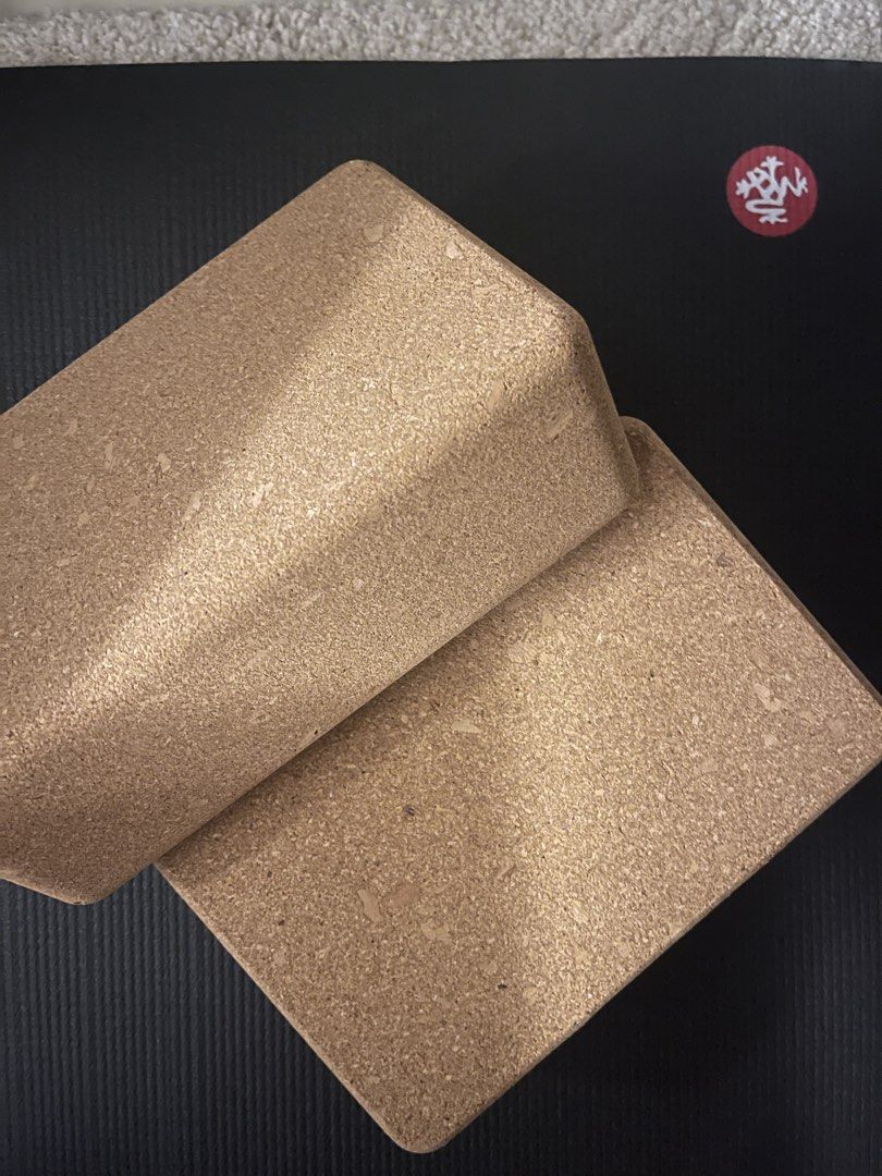 Cork Yoga Blocks High-Density Brick Pair (Category: Toning & Stretching Accessories) located in Las Pinas. Submitted by geridelacruz (Listing ID 1465727393, Image 1). Description: Features: > Made by high-density cork, natural and eco-friendly, also lightweight and durable. > Nonslip surface with beveled edges for easy gripping, always having full control with our yoga block. > Stabilize and balance your practice, support, and modify your poses, 