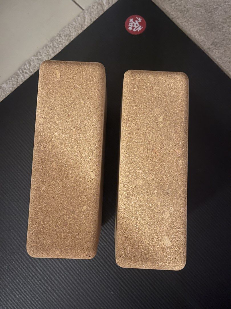 Cork Yoga Blocks High-Density Brick Pair (Category: Toning & Stretching Accessories) located in Las Pinas. Submitted by geridelacruz (Listing ID 1465727393, Image 2). Description: Features: > Made by high-density cork, natural and eco-friendly, also lightweight and durable. > Nonslip surface with beveled edges for easy gripping, always having full control with our yoga block. > Stabilize and balance your practice, support, and modify your poses, 