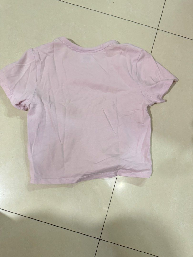 Cotton On Sanrio Hello Kitty Pink Micro Tee XXS (Category: Shirts) located in Quezon City. Submitted by sweetlyluxe (Listing ID 1465619178, Image 2). Description: - Brand: Cotton On (Official 2024 Sanrio Licensed Merch) - Style: Light pink micro tee with front Kitty graphic - Fit: XXS, tight and cropped - Material: Soft and stretchy cotton - Perfect for pairing with high-waisted jeans or skirts!.