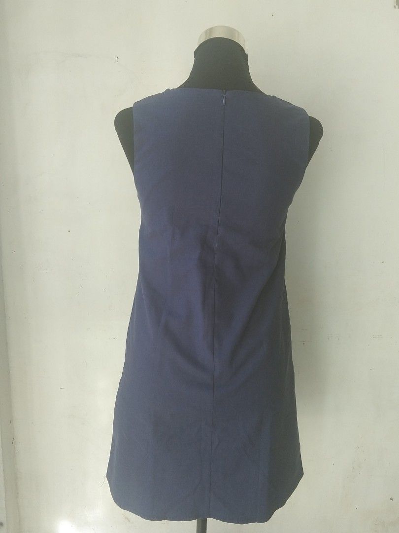Cotton short dress (Category: Dresses) located in San Fernando. Submitted by kitkat.astina (Listing ID 1465630484, Image 2). Description: tape measurement front: bust: 16 inches waist: 17 inches length: 33 inches like new used once no flaws.