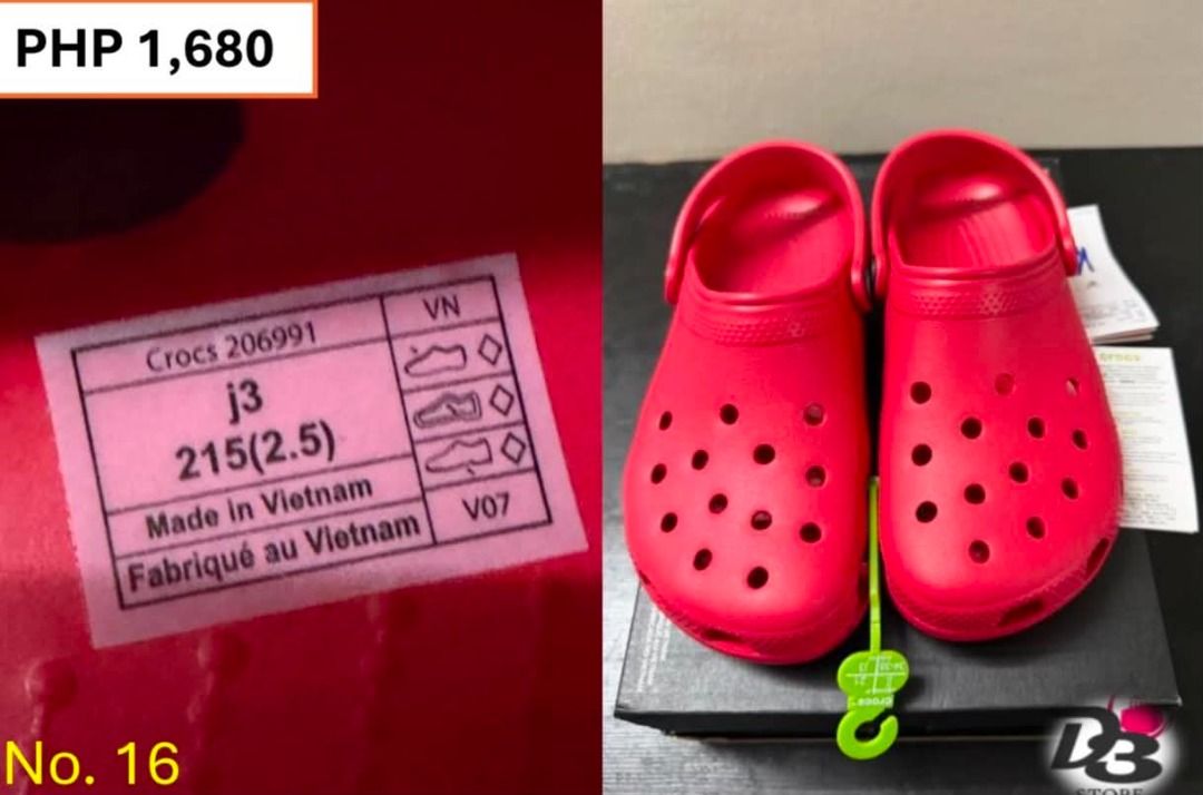 Crocs Red Clogs (Category: Slippers and slides) located in Minglanilla. Submitted by dthreestore (Listing ID 1465655492, Image 2). Description: ▪︎Php 1,680 ▪︎Brand New Authentic ▪︎Follow us on Facebook: D3 Store ▪︎Mode of Payment: Cash/Gcash 🚚 Maxim / J&T (Shipping fee will be shouldered by the buyer) 📍Meet-up (Minglanilla, Cebu) .