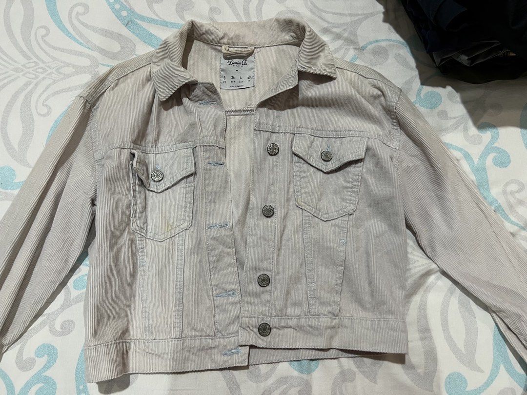 Denim Co. Light Blue Corduroy Jacket (Category: Coats, Jackets and Outerwear) located in Quezon City. Submitted by awidenise (Listing ID 1465674750, Image 1). Description: .