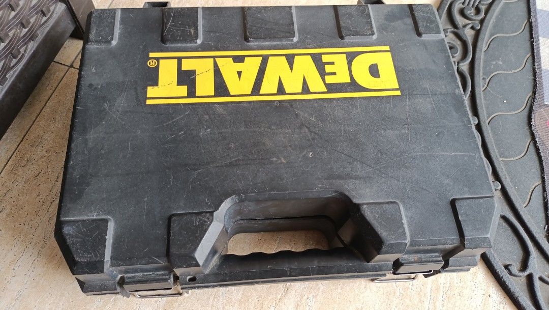 DeWalt DC970 18V Cordless Drill/Driver with Case and Charger (Category: Construction Tools & Equipment) located in Marikina City. Submitted by fericm (Listing ID 1465600929, Image 2). Description: - Model: DeWalt DC970 18V 1/2-inch VSR Cordless Drill Driver - Performance: Dual speed settings (0-450 and 0-1500 RPM) - Included: Original black carrying case, battery charger 110V, and extra battery pack - Condition: Fully functional, shows normal sig