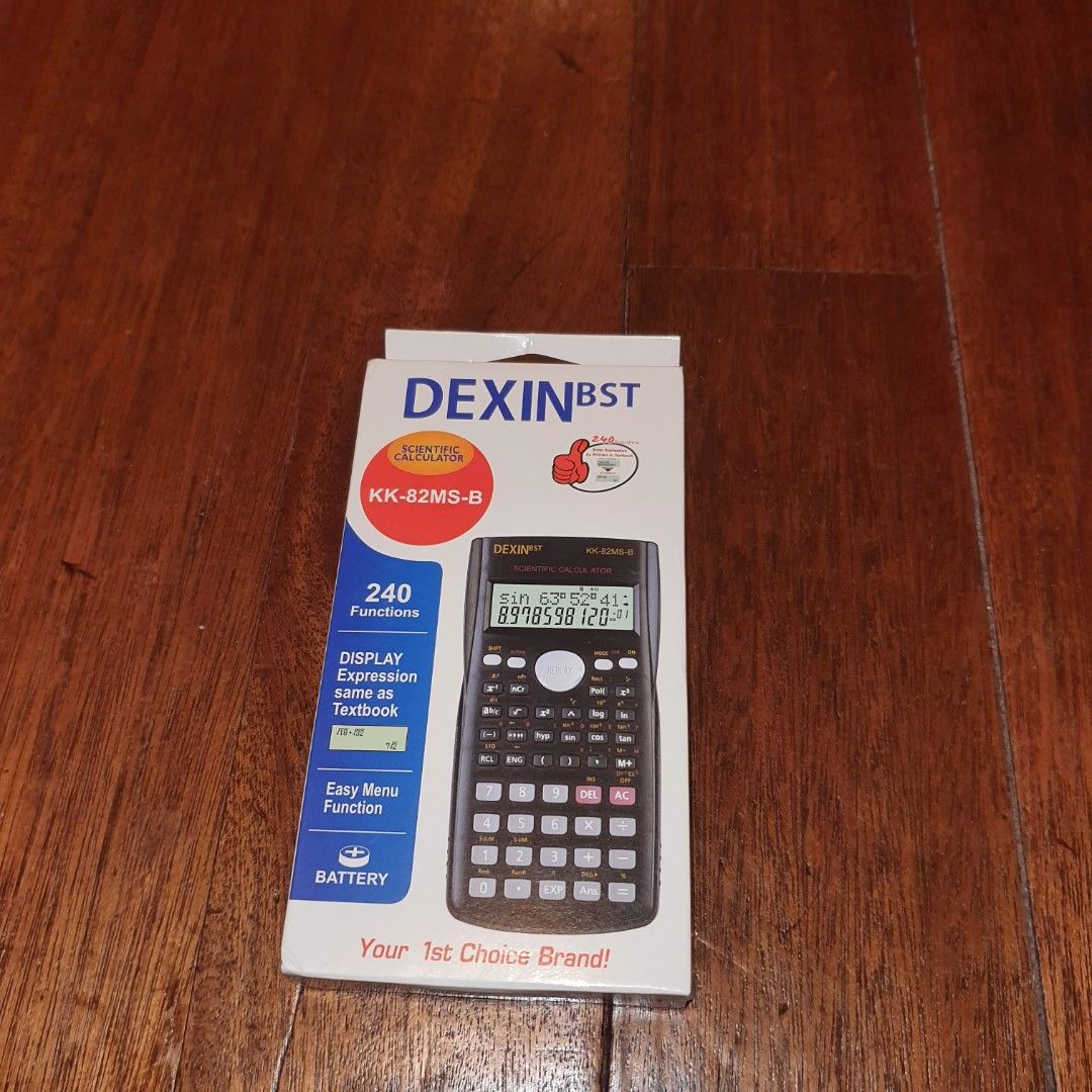 Dexin scientific calculator black casio hp canon (Category: Craft Supplies & Tools) located in Pasig City. Submitted by fasttech01 (Listing ID 1465582554, Image 2). Description: .