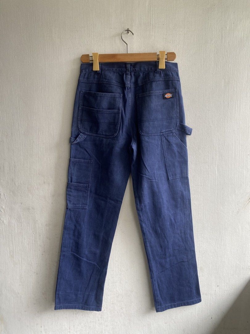 Dickies Painter Pants Blue Size 30 (Category: Jeans) located in Manila. Submitted by anthony1723 (Listing ID 1465603445, Image 1). Description: - Brand/Model: Classic Dickies Utility Pants - Color: Deep blue wash - Size: Waist 30 - Features: Tool pockets, hammer loop, and double-knee panels - Condition: Solid construction, great for workwear or streetwear.