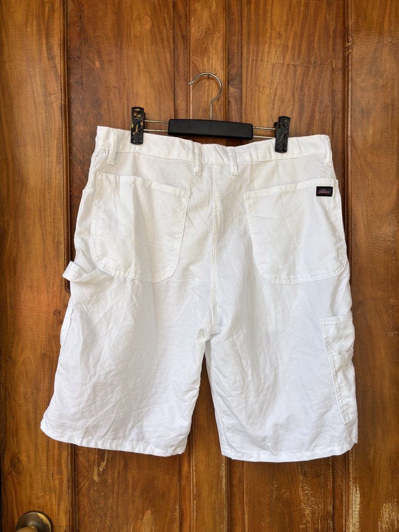 DICKIES WHITE CARPENTER SHORT🤍 (Category: Shorts) located in Maasin. Submitted by chevyferna66833 (Listing ID 1465612079, Image 2). Description: DICKIES CARPENTER SHORT🤍 WAISTLINE 33-34 LENGTH 22 EXCELLENT CONDITION MINE 650 LOCATION: LEYTE, VISAYAS.📍.