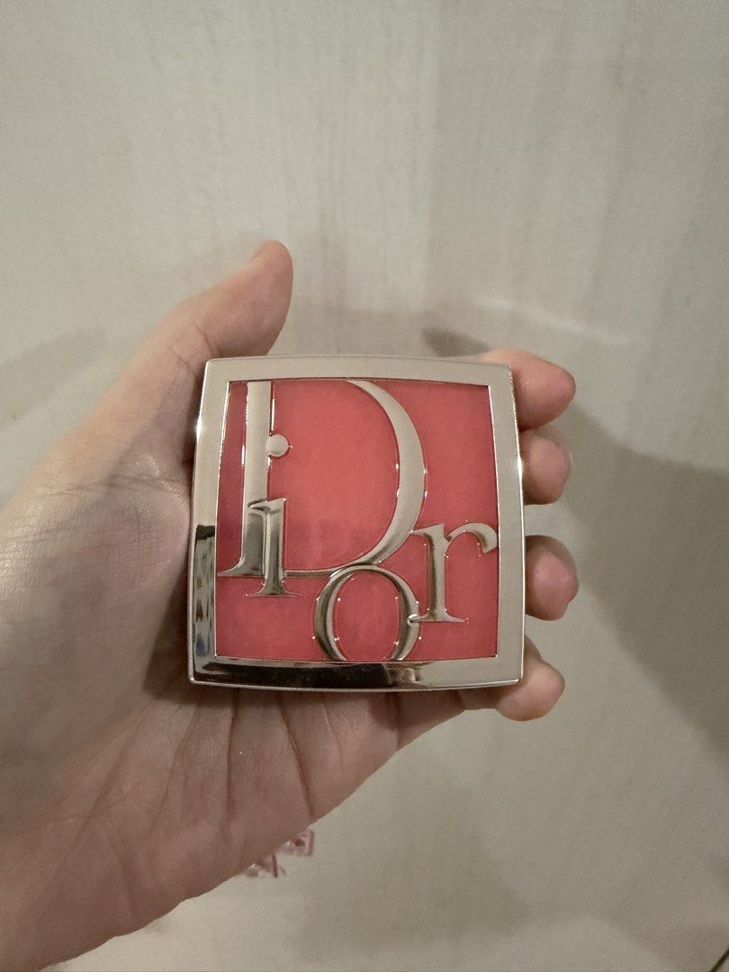 Dior Backstage Rosy Glow 077 Candy (Category: Makeup) located in Manila. Submitted by jenoyap (Listing ID 1465722546, Image 1). Description: - Item: Dior Backstage Rosy Glow Blush - Shade: 077 Candy (Viral Pink) - Condition: Only swatched once, basically untouched - Details: Compact with built-in mirror and embossed Dior logo pattern - Authenticity: Batch code 5J07 verified on back label.