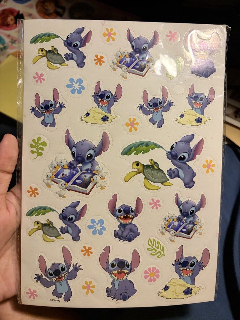 Disney Stitch Sticker Sheet (Category: Art & Prints) located in Manila. Submitted by wearly.fits (Listing ID 1465646138, Image 1). Description: Disney Stitch Sticker Sheet 🇯🇵 💙 Disney Stitch Stickers from Japan 🌺 Cute Stitch sticker sheet featuring multiple fun designs! 🥹✨ A great find for Disney collectors, sticker lovers, journaling, and scrapbooking. 🇯🇵 Japanese stationery 💙 Stitch / Disney design 📦 Unused / still sealed 📍manila 💸 G