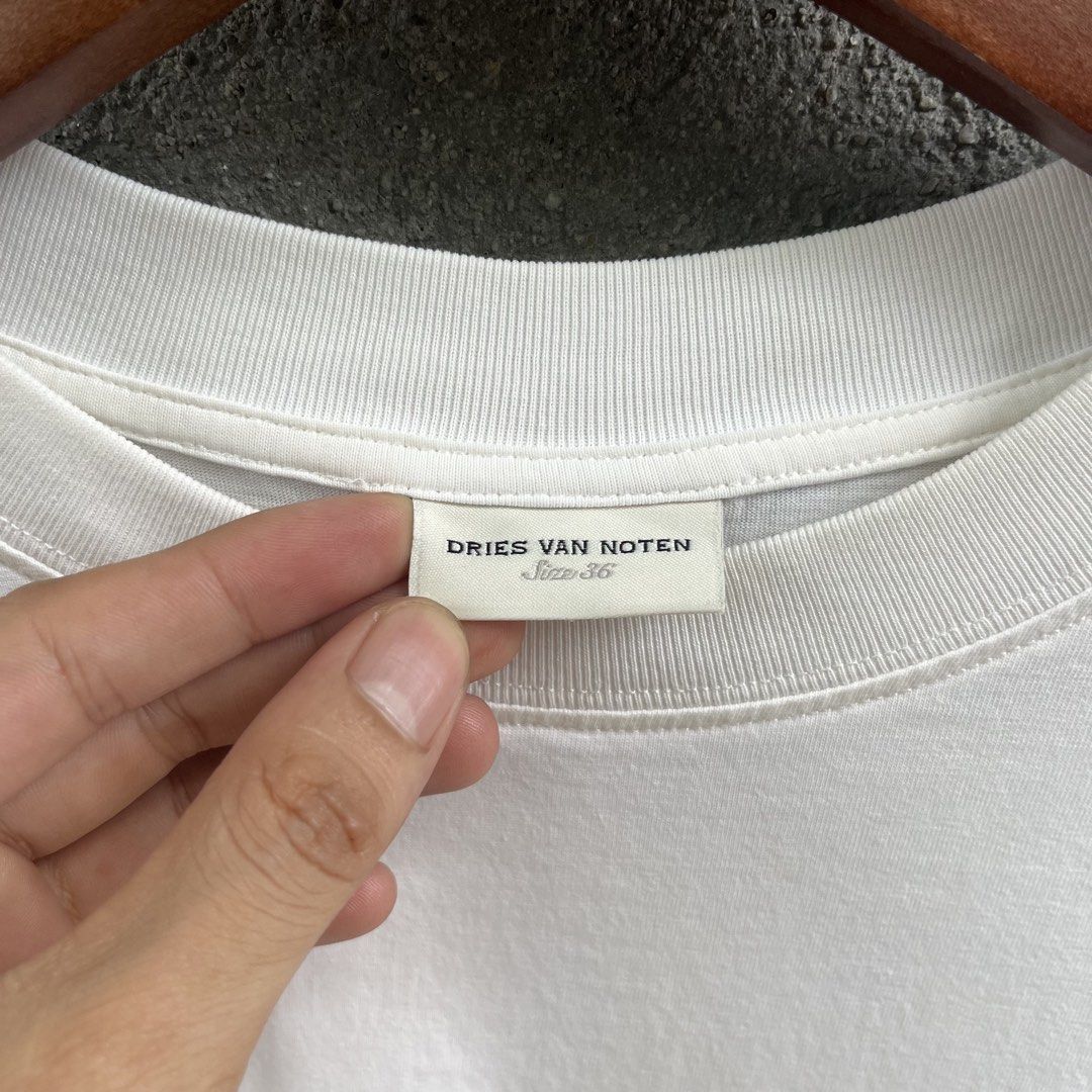 DRIES VAN NOTEN PLAIN SHIRT (Category: Tshirts & Polo Shirts ) located in Manila. Submitted by flippinn (Listing ID 1465611469, Image 2). Description: Size 36/Small 22.5W 27.5L Rust stains, Yellow stains, Need wash Lalamove or J&t Express + Shipping fee.