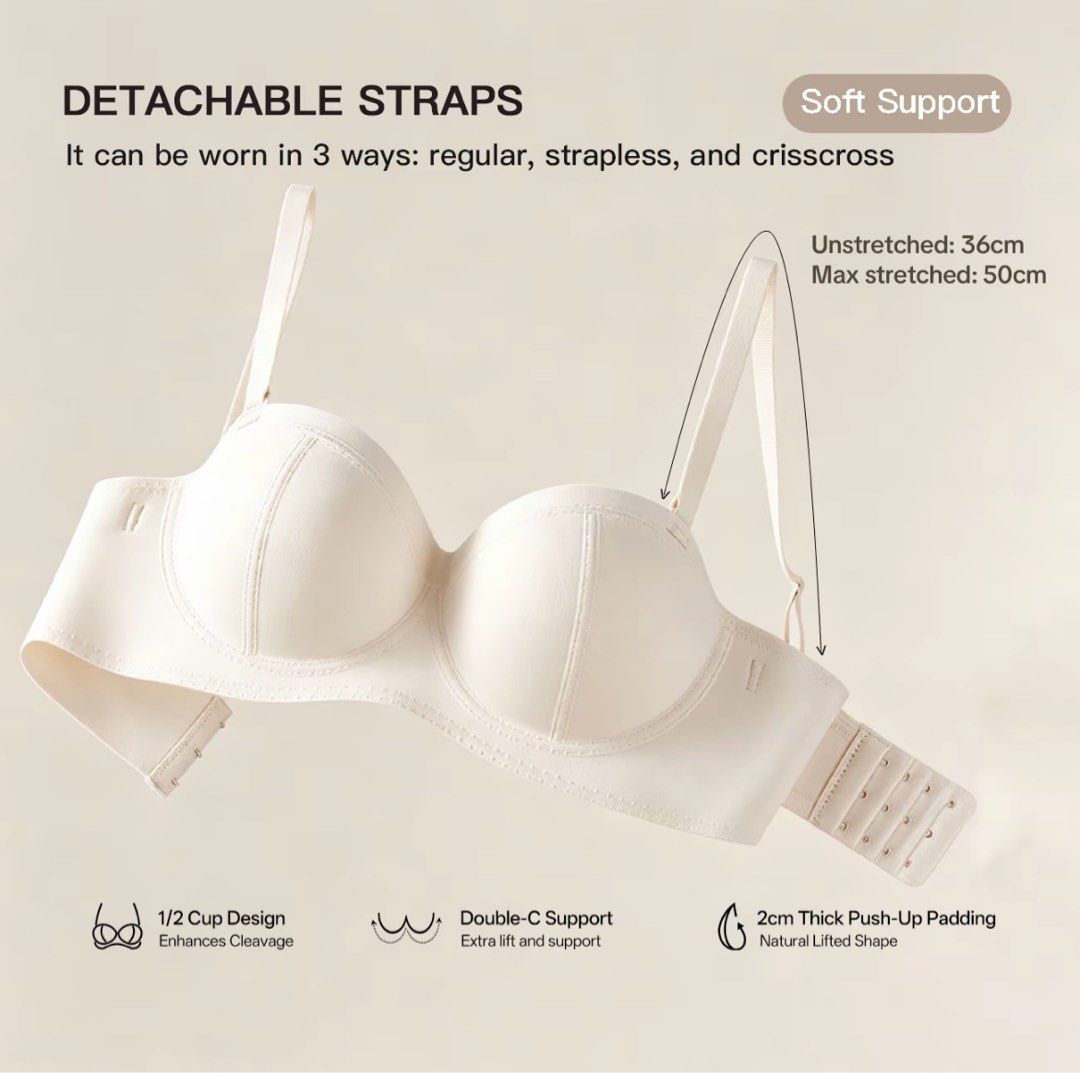 Ecora Bare Lift Multiway Bra (Category: Undergarments & Loungewear) located in Quezon City. Submitted by flomilli (Listing ID 1465696276, Image 1). Description: S 32AB ecora pushup bra never used!.