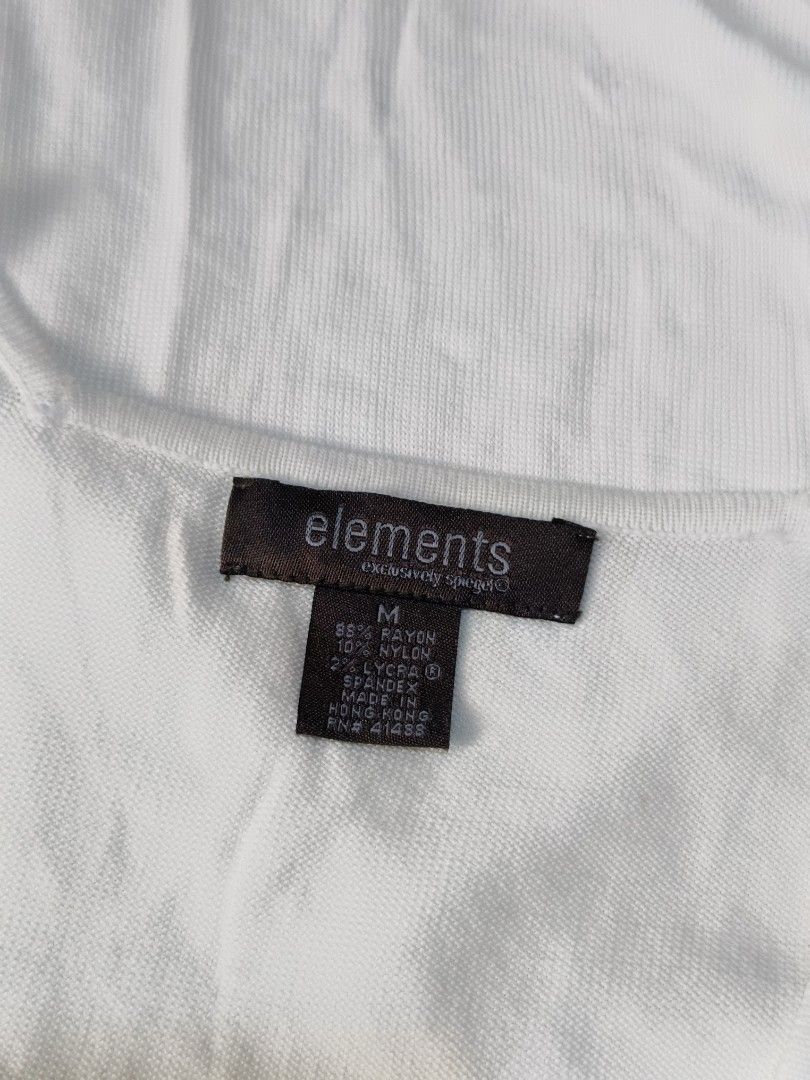 Elements Exclusively Spiegel (Category: Dresses) located in Tacloban City. Submitted by agnescthrifted98 (Listing ID 1465661617, Image 1). Description: no major issue no stain or pinhole dimes 19X31 inches.
