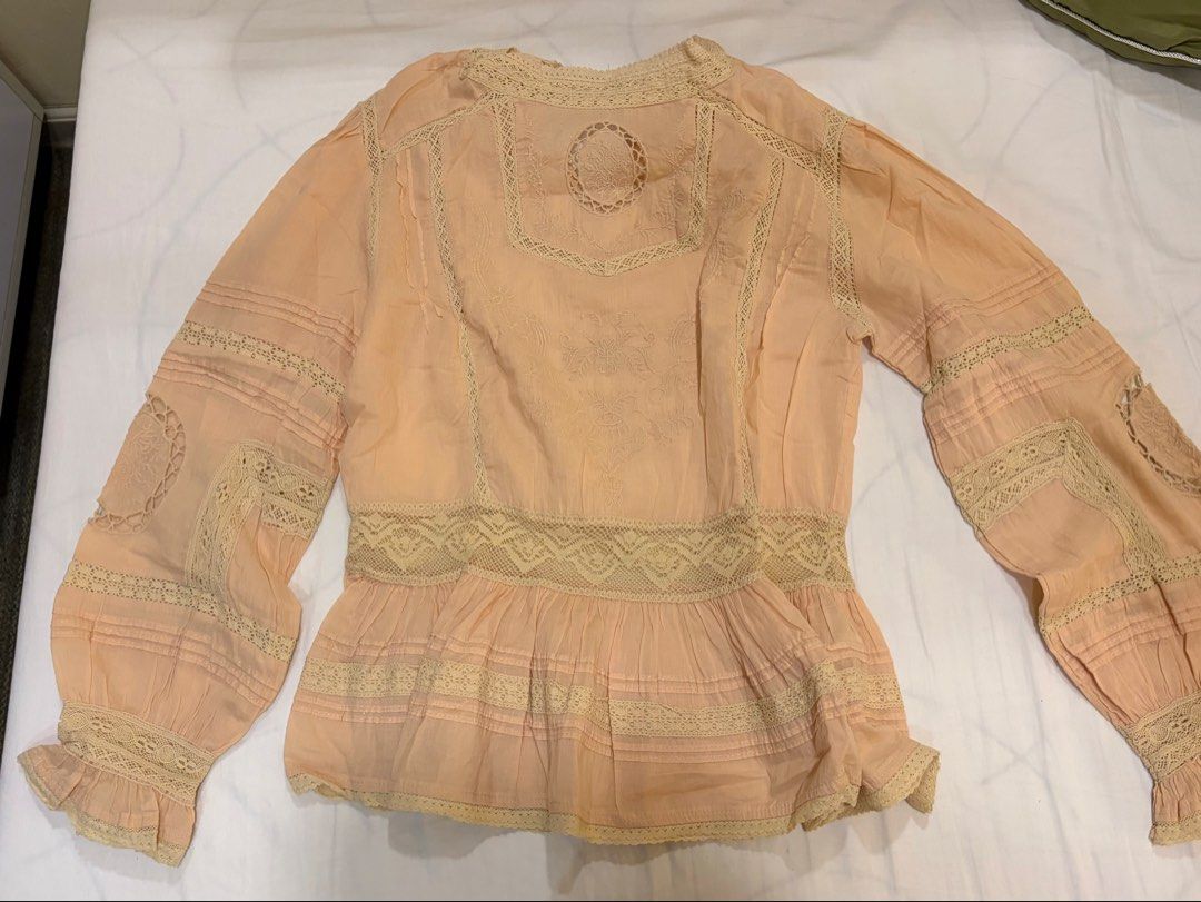 Zara embroidered long sleeve blouse (boho) (Category: Longsleeves) located in Paranaque City. Submitted by mary_jj (Listing ID 1465674023, Image 1). Description: .