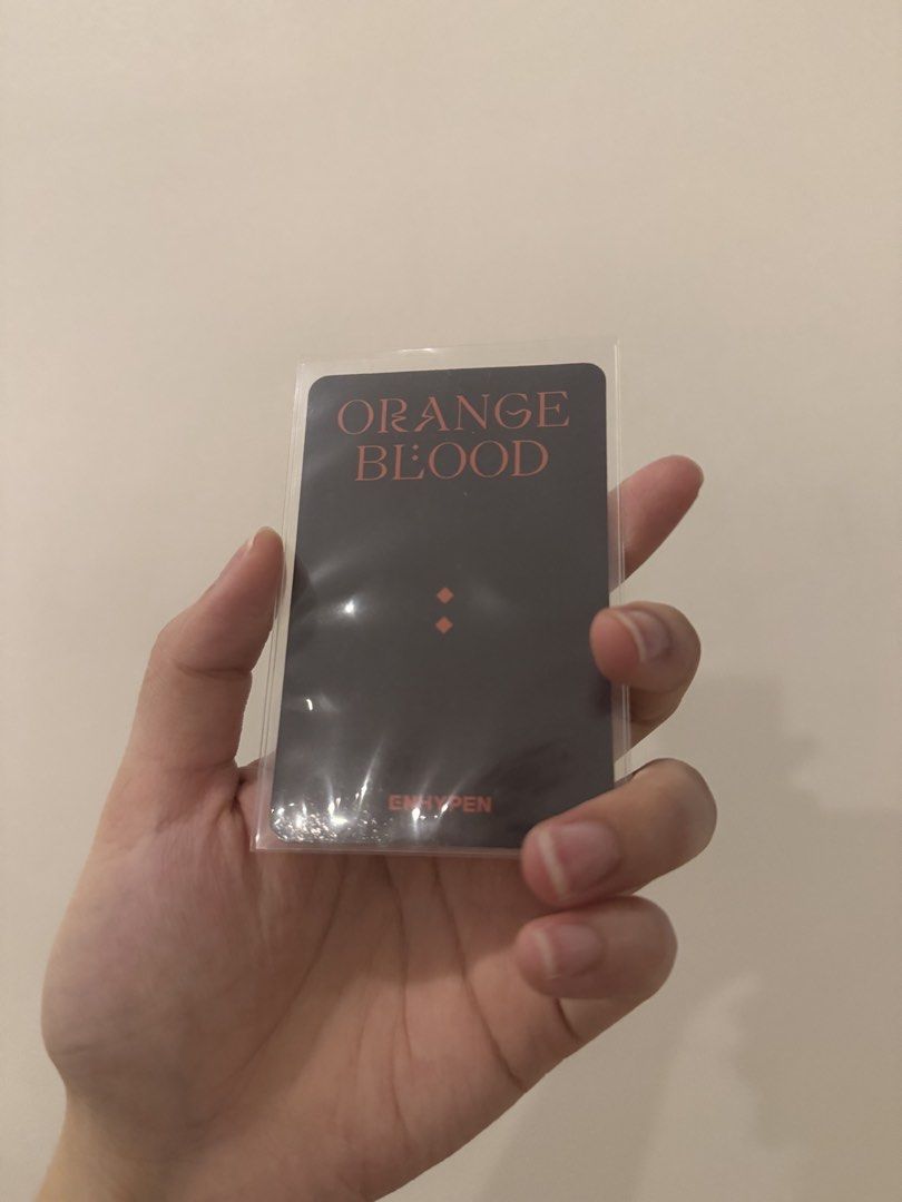 ENHYPEN SUNOO SIGNED ORANGE BLOOD PC (Category: K-Wave Merchandise) located in Quezon City. Submitted by qualyteaa (Listing ID 1465683566, Image 3). Description: -signed during fate plus seoul concert (feb 2024).
