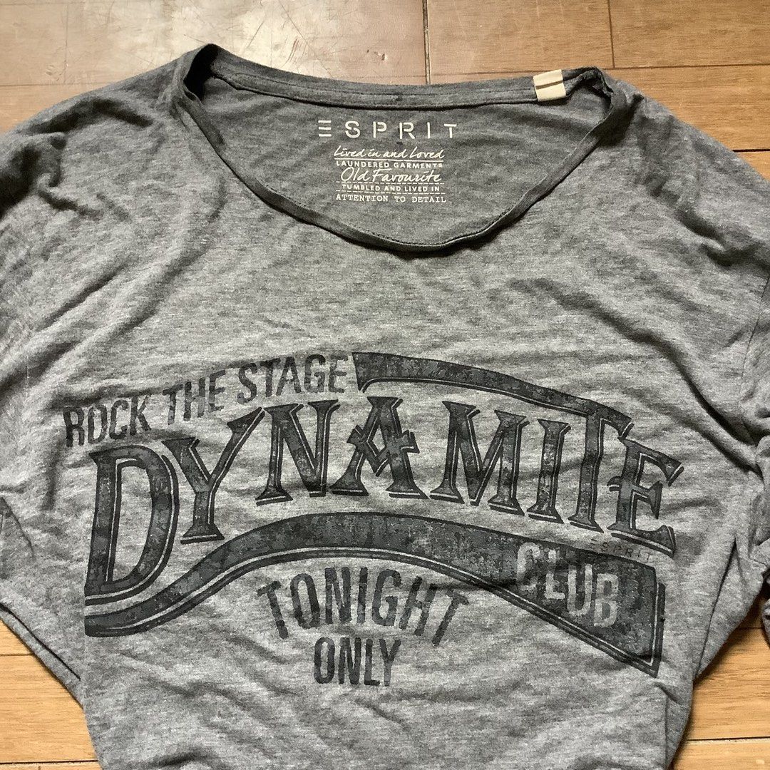 ESPRIT y2k black n gray top (Category: Longsleeves) located in Santa Rosa. Submitted by lilyestrell (Listing ID 1465703793, Image 2). Description: size: medium to large.