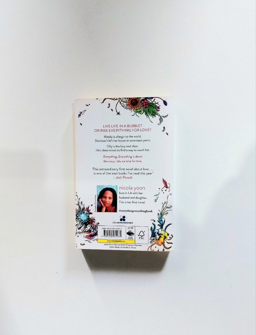 Everything, Everything by Nicola Yoon (Category: Storybooks) located in Tanauan. Submitted by solanathriftph (Listing ID 1465714947, Image 2). Description: 📚 major bookshelf clean out / clearance sale ~ — RFS: decluttering my bookshelves and switching to digital books — MOP: Gcash | fast shipping *feel free to send a message if you wish to negotiate the price :).