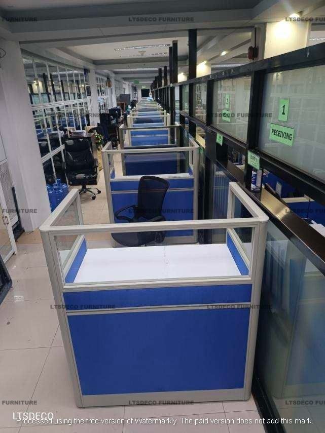 FABRIC WITH GLASS WORKSTATION OFFICE PARTITION (Category: Office Furniture & Fixtures) located in Quezon City. Submitted by gel.ltsdeco29 (Listing ID 1465605601, Image 2). Description: LTSDECO Home and Office Furniture Trading MANUFACTURER • FABRICATOR • SUPPLIER Looking for office furniture, modular partitions, workstations, or customized furniture? We can help! LTSDECO Home and Office Furniture Trading is a trusted manufacturer, fabricator, and