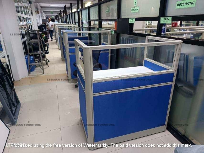 FABRIC WITH GLASS WORKSTATION OFFICE PARTITION (Category: Office Furniture & Fixtures) located in Quezon City. Submitted by gel.ltsdeco29 (Listing ID 1465606387, Image 2). Description: LTSDECO Home and Office Furniture Trading MANUFACTURER • FABRICATOR • SUPPLIER Looking for office furniture, modular partitions, workstations, or customized furniture? We can help! LTSDECO Home and Office Furniture Trading is a trusted manufacturer, fabricator, and