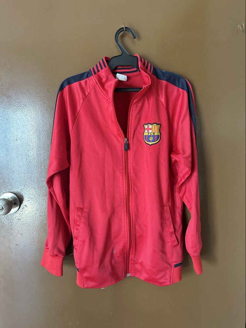 FCB Red Jacket (Category: Coats, Jackets and Outerwear) located in Manila. Submitted by min4declutter (Listing ID 1465632704, Image 1). Description: Fits xs-s.