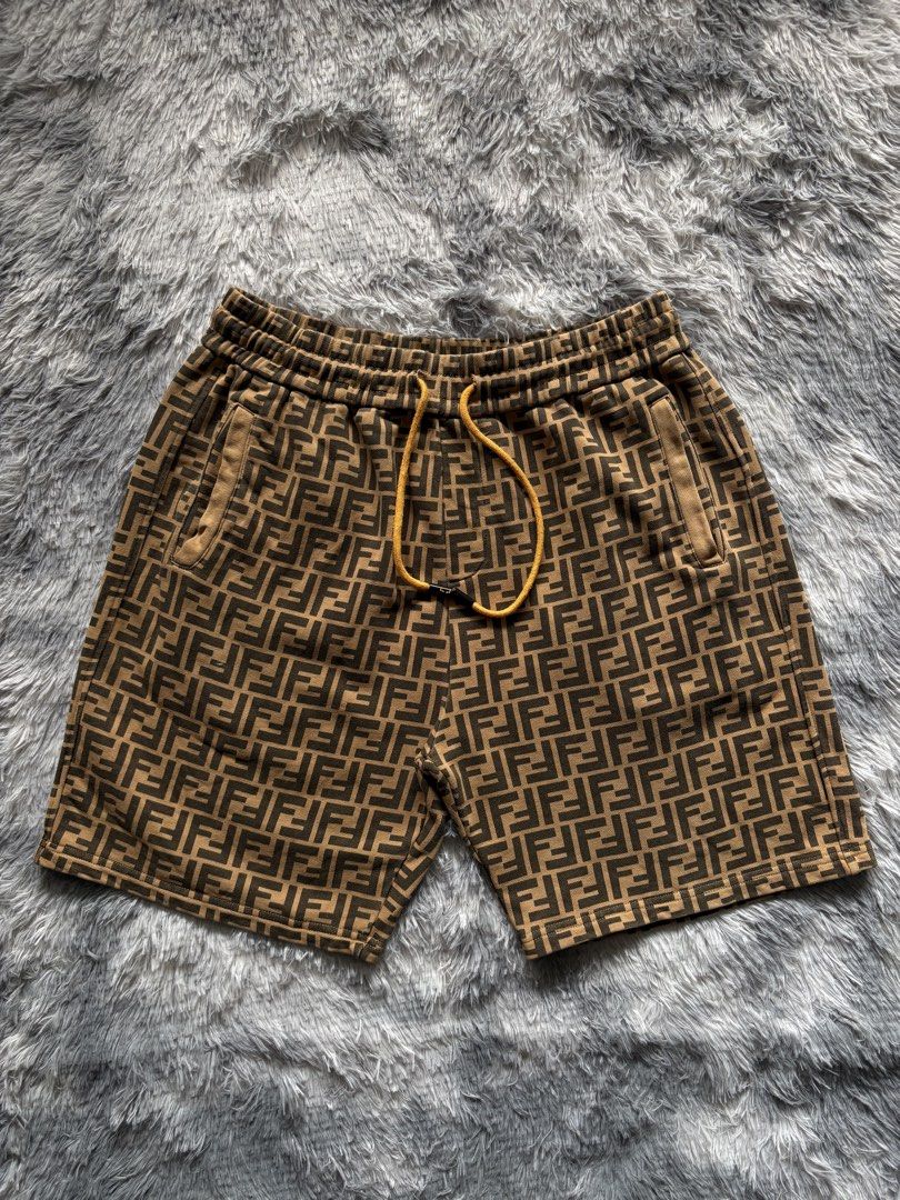 FENDI AOO (Category: Shorts) located in Carmona. Submitted by arthrift.31 (Listing ID 1465744327, Image 1). Description: Size:2xl on tag Waistline:30-36 Length:19.5 Hem:12 Condition:Excellent Colorrate:9.5/10.
