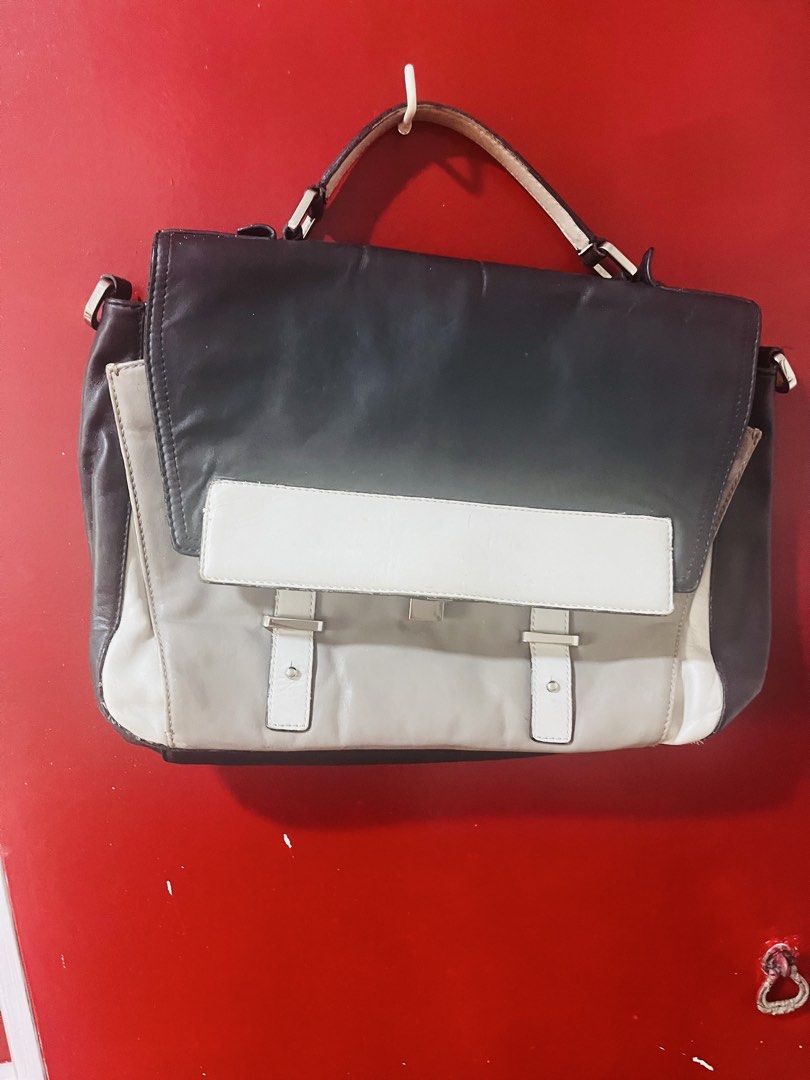 For Take All Assorted Bags (8) pcs (Category: Shoulder Bags) located in Quezon City. Submitted by wacpon_061972 (Listing ID 1465651369, Image 3). Description: Assorted faux-leather and leather handbags in various colors like black, blue, and brown. (8pcs).