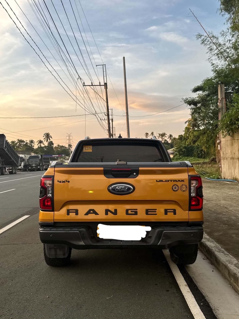 Ford Ranger (Category: Used Cars) located in Muntinlupa City. Submitted by susteunt (Listing ID 1465625408, Image 2). Description: Ford Ranger Wildtrack 2024 Automatic 4x2 Mileage - 31,000 Casa Maintained Dashcam Supra Foldable Trunk TE 37 20’ All Terrain Tire Europa 2.0 turbo. 6 speed AT.