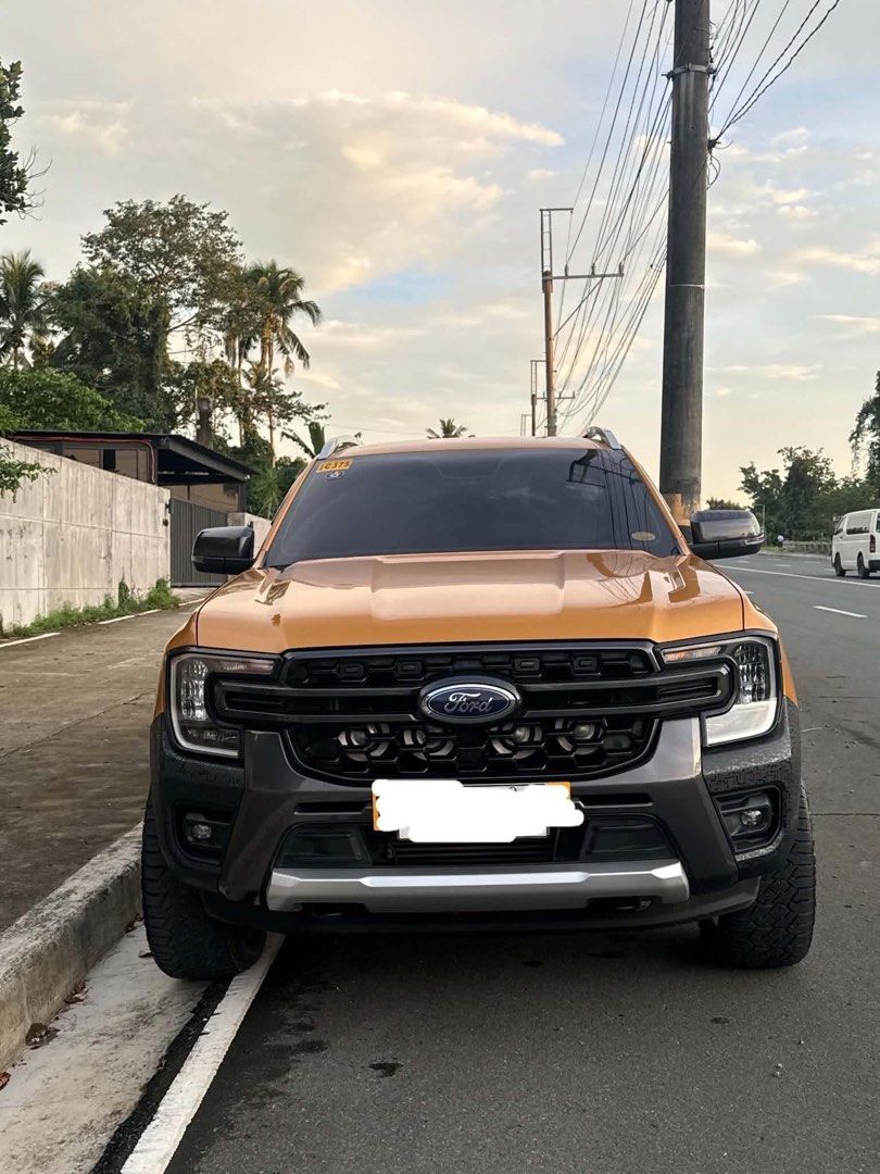 Ford Ranger (Category: Used Cars) located in Muntinlupa City. Submitted by susteunt (Listing ID 1465625408, Image 1). Description: Ford Ranger Wildtrack 2024 Automatic 4x2 Mileage - 31,000 Casa Maintained Dashcam Supra Foldable Trunk TE 37 20’ All Terrain Tire Europa 2.0 turbo. 6 speed AT.