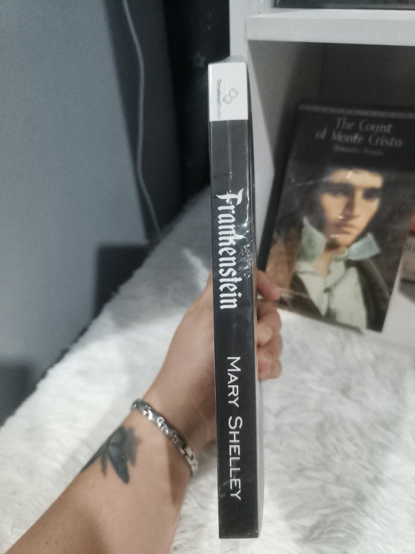 Frankenstein Mary Shelley Timeless Books Pegasus (Category: Storybooks) located in Cabuyao City. Submitted by chaptersandwonders143 (Listing ID 1465616988, Image 3). Description: - Title: Frankenstein by Mary Shelley - Publisher: Pegasus (Timeless Books imprint) - Genre: Classic Science Fiction - ISBN: 97888131938737 - Condition: Brand new, still in original plastic seal - Perfect for gifts, collectors, or required reading!.