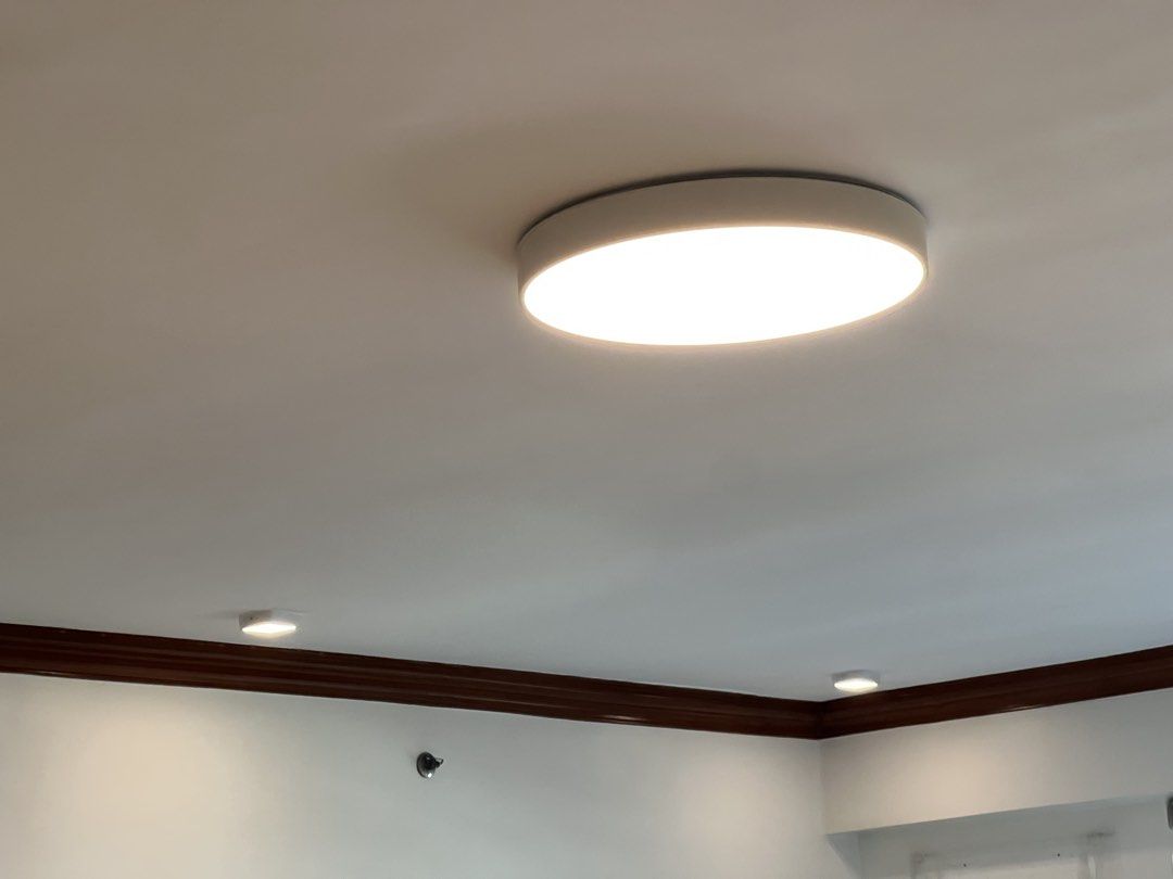 From Germany LED Modern Round Flush Mount LED Ceiling Light Fixture (Category: Lighting) located in Manila. Submitted by noblecrystal_ff870c (Listing ID 1465756058, Image 1). Description: - Clean white finish with a sleek, low-profile design - Provides bright and even illumination for any room - Versatile style that matches various home decors - Standard hardwired installation required - Fully functional, clean, and ready to use.