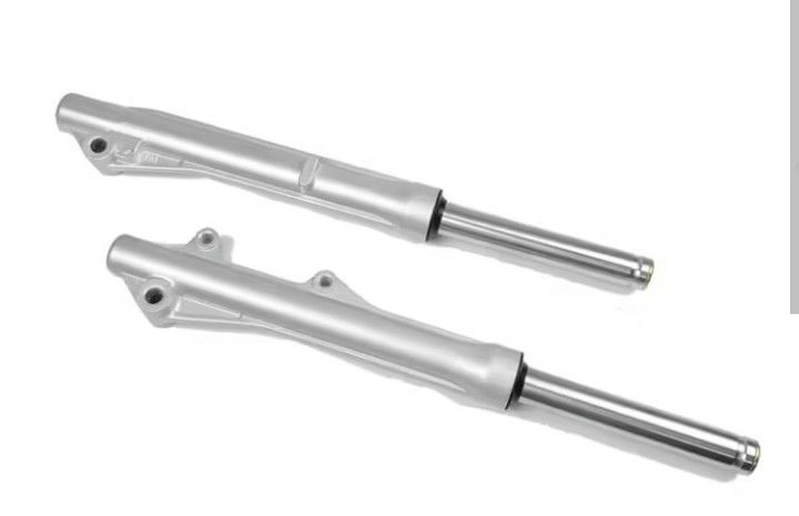 Keeway Scooter SIP 125 Front Suspension Fork Tubes Set (Category: Bicycles) located in Bulacan. Submitted by panda.po (Listing ID 1465757564, Image 1). Description: Keeway scootet SIP 125 Front Shocks for sale - Preloved items - Good working condition - Got 2 extra pairs - Selling for only 1,500 per pair - Pair of front suspension fork tubes (left and right sides) - Sleek silver finish with smooth chrome stanchions - Clean lower fork legs - Stand