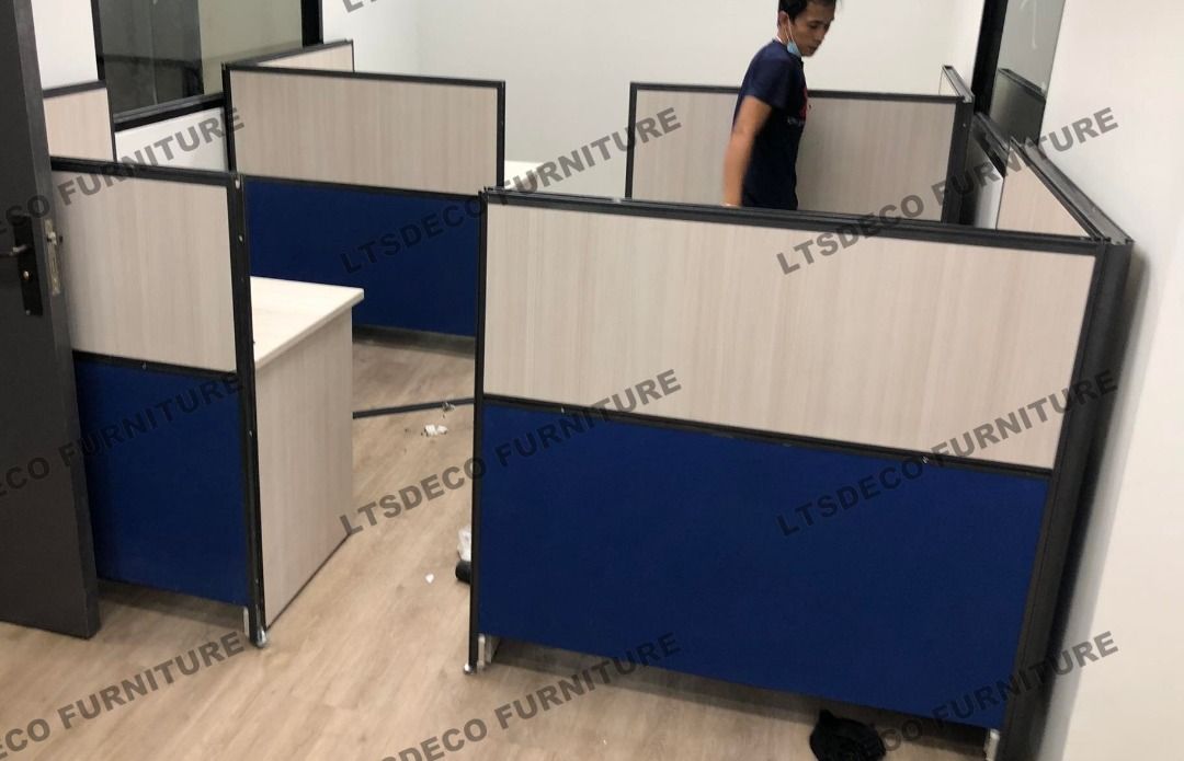 FULL LAMINATED WORKSTATION OFFICE PARTITION (Category: Office Furniture & Fixtures) located in Quezon City. Submitted by gel-4297 (Listing ID 1465582041, Image 3). Description: LTSDECO Home and Office Furniture Trading MANUFACTURER • FABRICATOR • SUPPLIER Looking for office furniture, modular partitions, workstations, or customized furniture? We can help! LTSDECO Home and Office Furniture Trading is a trusted manufacturer, fabricator, and supplie