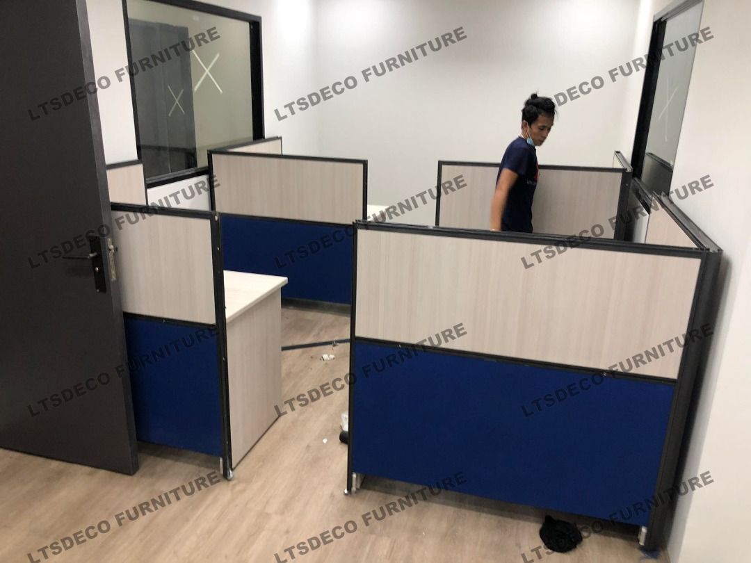 FULL LAMINATED WORKSTATION OFFICE PARTITION (Category: Office Furniture & Fixtures) located in Quezon City. Submitted by gel-4297 (Listing ID 1465582041, Image 2). Description: LTSDECO Home and Office Furniture Trading MANUFACTURER • FABRICATOR • SUPPLIER Looking for office furniture, modular partitions, workstations, or customized furniture? We can help! LTSDECO Home and Office Furniture Trading is a trusted manufacturer, fabricator, and supplie