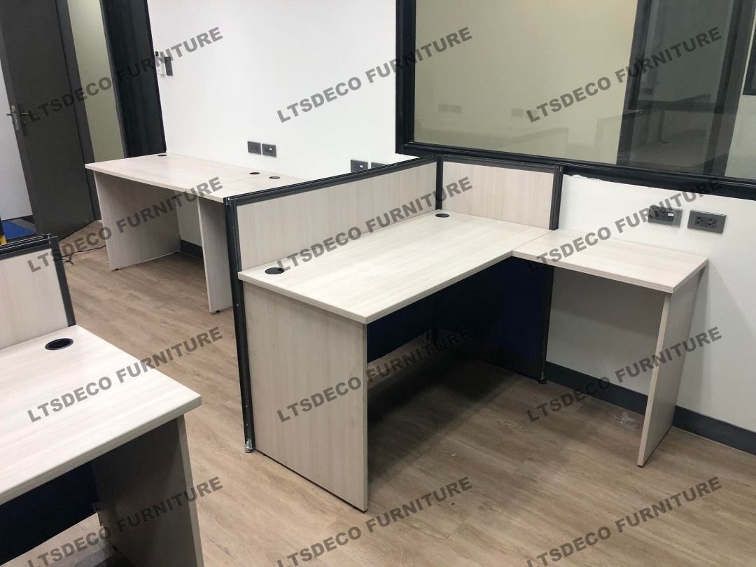 FULL LAMINATED WORKSTATION OFFICE PARTITION (Category: Office Furniture & Fixtures) located in Quezon City. Submitted by gel-4297 (Listing ID 1465591076, Image 2). Description: LTSDECO Home and Office Furniture Trading MANUFACTURER • FABRICATOR • SUPPLIER Looking for office furniture, modular partitions, workstations, or customized furniture? We can help! LTSDECO Home and Office Furniture Trading is a trusted manufacturer, fabricator, and supplie
