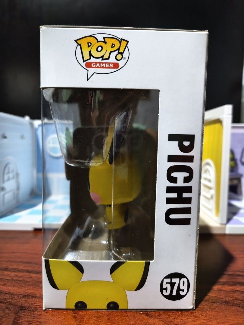 Funko POP Pokemon - Pichu (with case protector) (Category: Action & Battle Toys) located in Taguig. Submitted by lilrootshop (Listing ID 1465714905, Image 2). Description: ***Crossposted*** Price: 650 (fixed) AUTHENTIC MISB First to pay basis. No COD. For item reservation, a down payment of 50% or 100 pesos (whichever is less) is required. Down payment is non-refundable. One month reservation only. Location: Taguig (near BGC) MOP: GCash / Maya / 