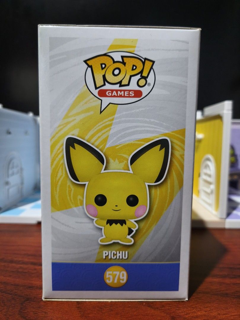 Funko POP Pokemon - Pichu (with case protector) (Category: Action & Battle Toys) located in Taguig. Submitted by lilrootshop (Listing ID 1465714905, Image 3). Description: ***Crossposted*** Price: 650 (fixed) AUTHENTIC MISB First to pay basis. No COD. For item reservation, a down payment of 50% or 100 pesos (whichever is less) is required. Down payment is non-refundable. One month reservation only. Location: Taguig (near BGC) MOP: GCash / Maya / 